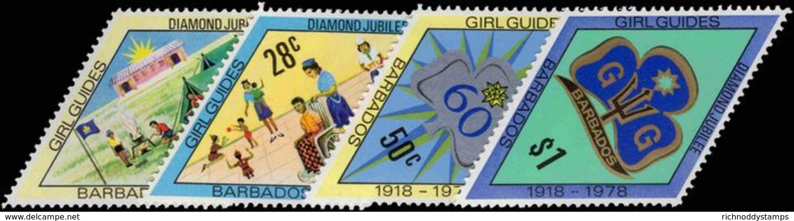 Barbados 1978 Girl Guides Unmounted Mint. - Barbados (1966-...)