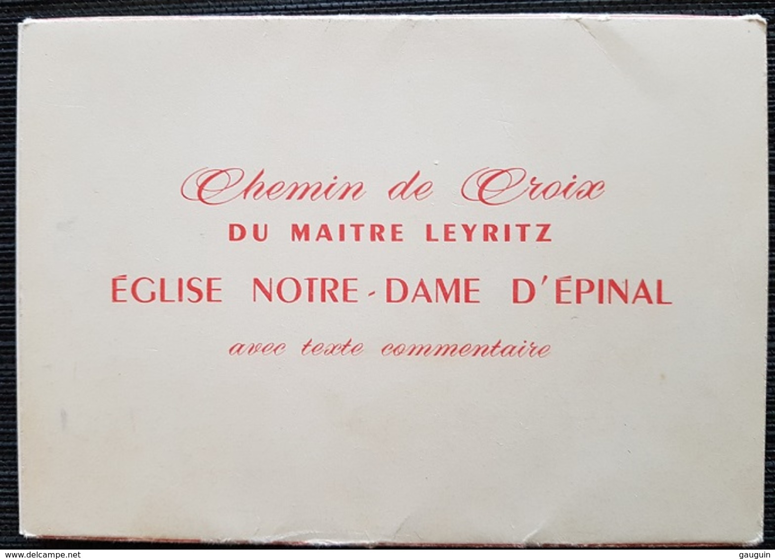 CPSM - EPINAL - EGLISE N.DAME - Chemin De Croix Du Maître LEYRITZ - CARNET De 14 Vues (complet) - Edition M.Lescuyer - Epinal