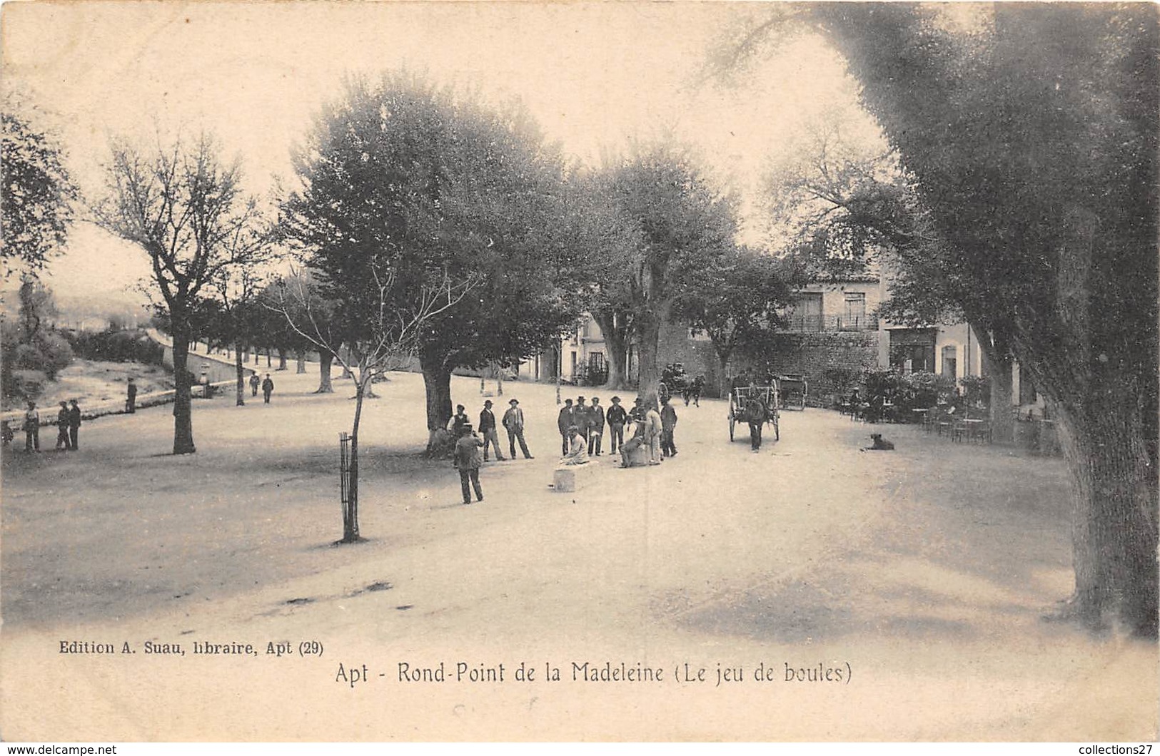 84-APT- RONP-POINT DE LA DADELEINE, LE JEU DE BOULES - Apt