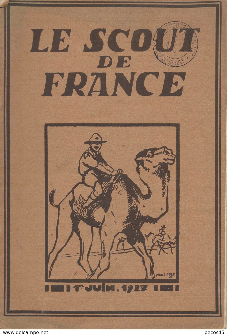 Revue "LE SCOUT DE FRANCE" : 1er Juin 1927. - Scouting