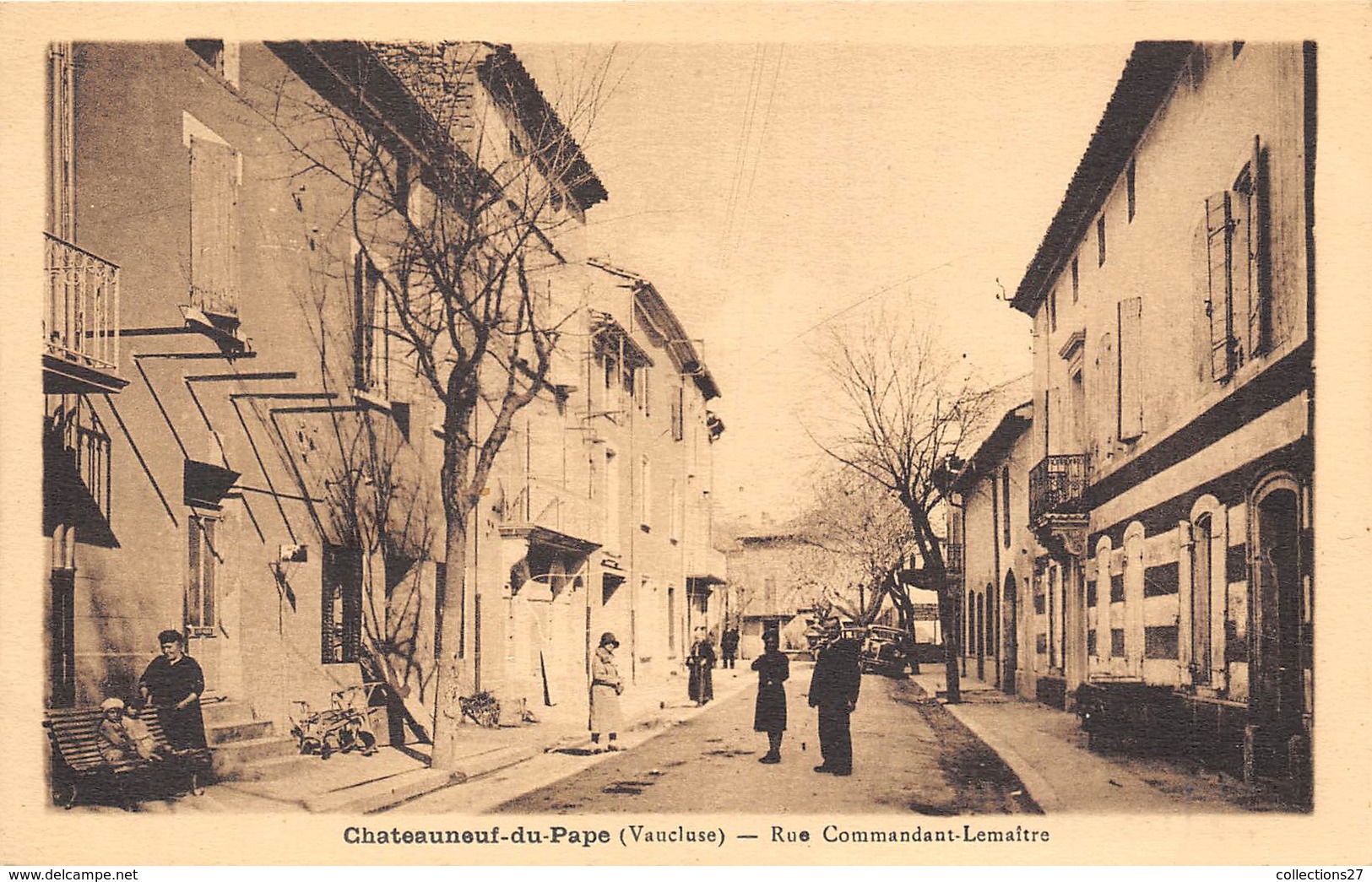 84-CHATEAUNEUF-DU-PAPE- RUE COMMANDANT LEMAITRE - Chateauneuf Du Pape