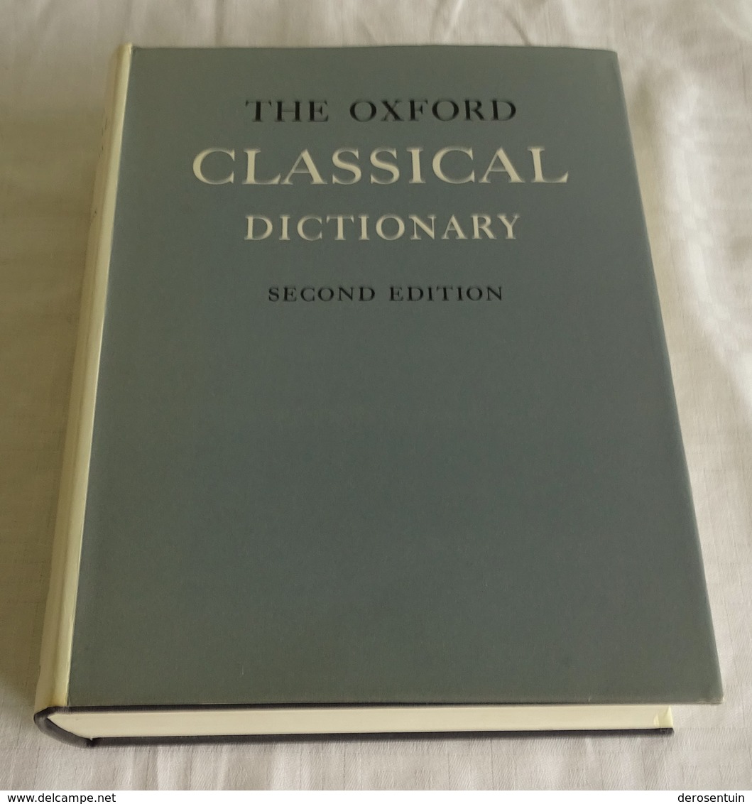 A1721	[Boek] The Oxford Classical Dictionary / Edited By N.G.L. Hamond ; And H.H. Scullard [oudheid Grieken Romeinen] - Encyclopédies