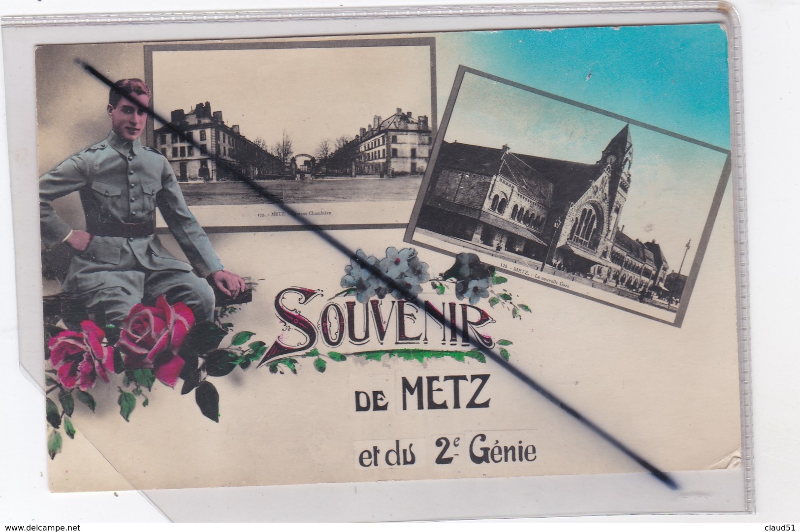 Souvenir De Metz (57) Et Du 2ém Génie ( Caserne Chambiére -la Nouvelle Gare ) - Metz