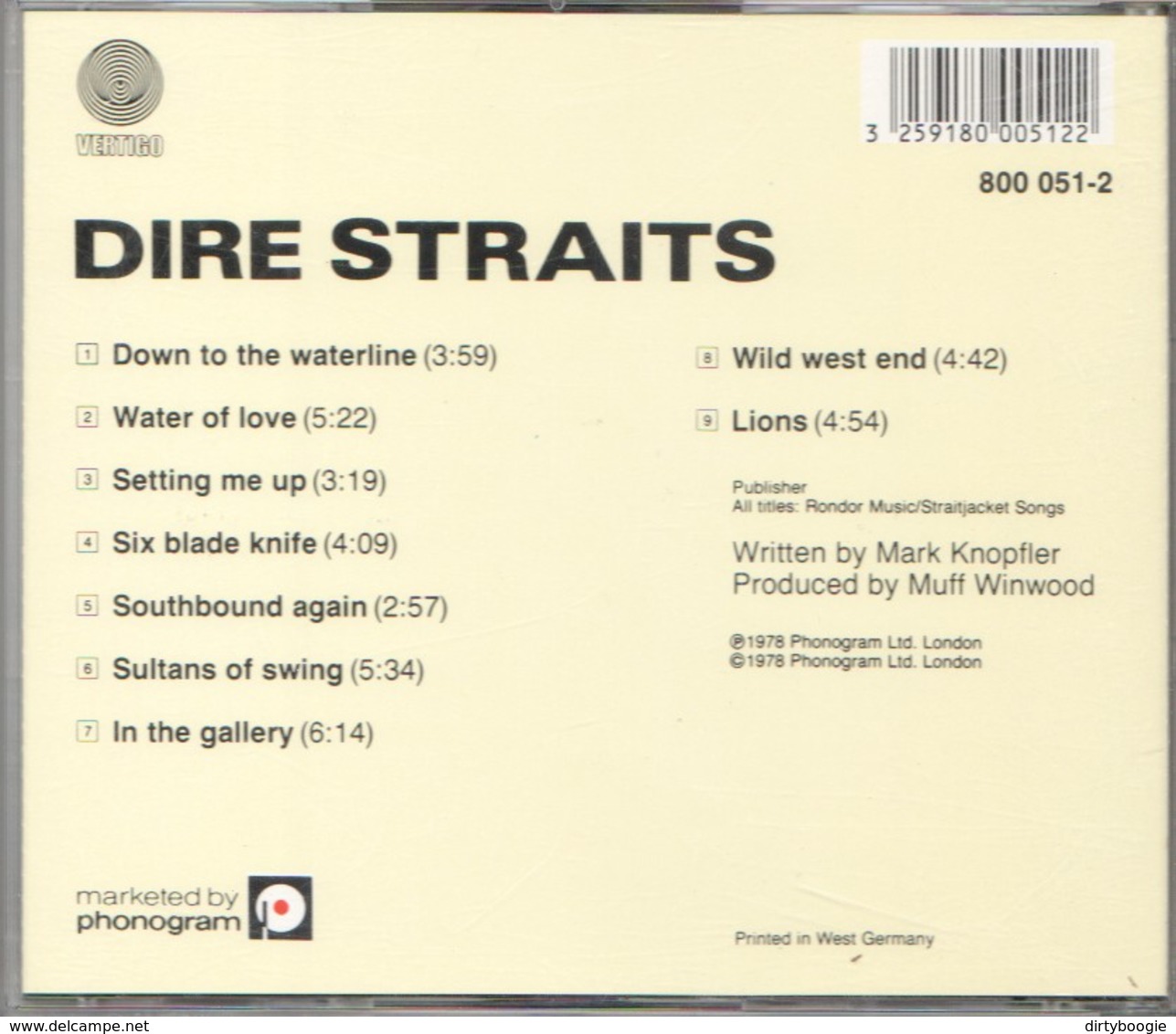 DIRE STRAITS - CD - Rock