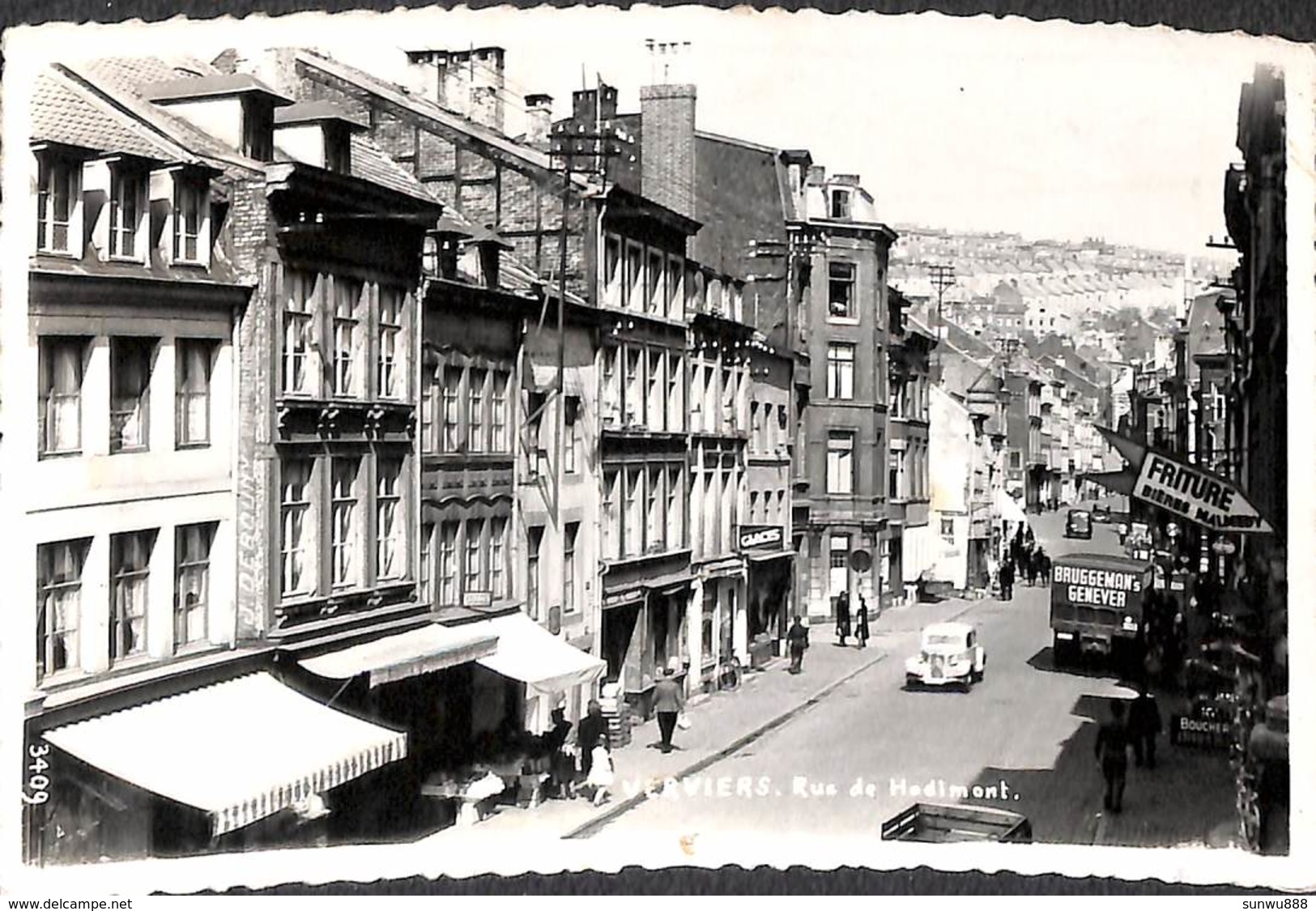 Verviers - Rue De Hodimont (animée Oldtimer Mosa) - Verviers