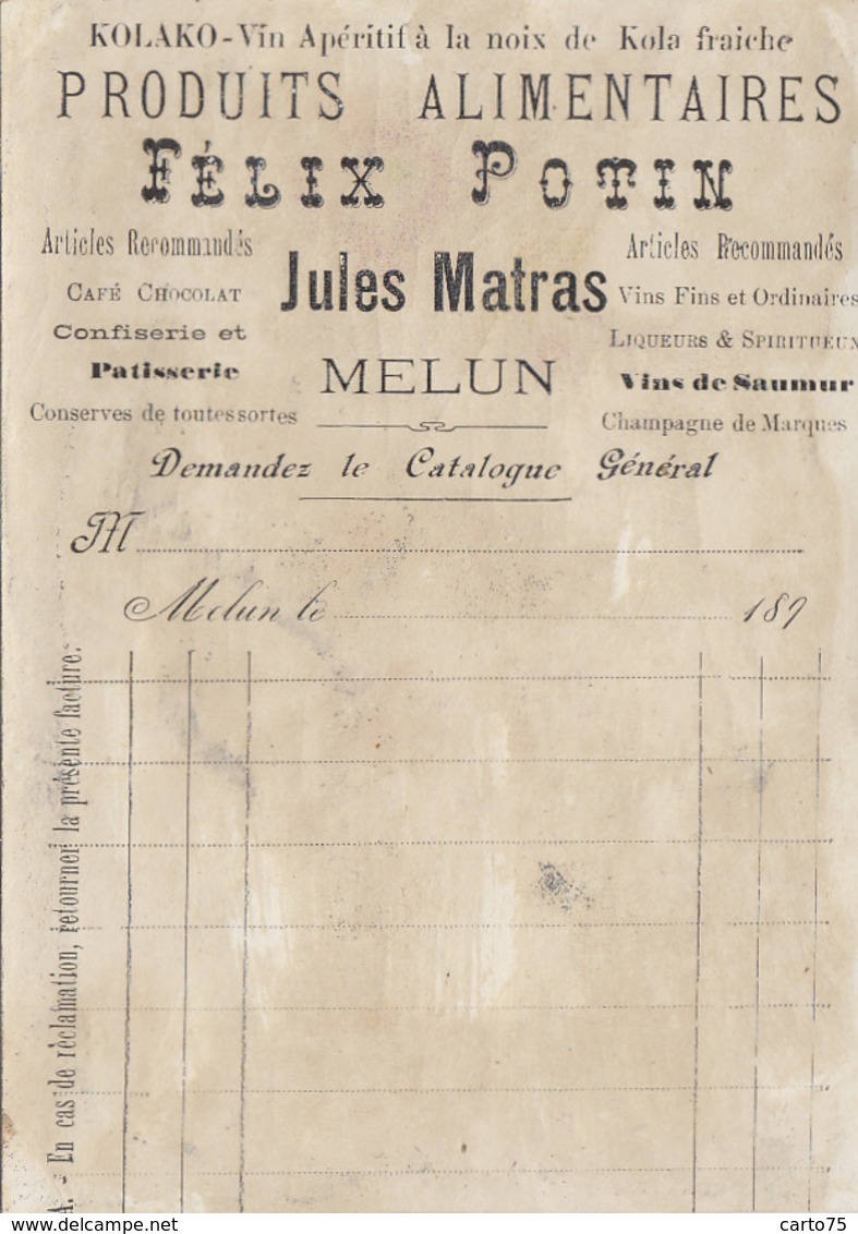 Chromos - Chromo Enfants - Jardinier - Mode - Publicité Magasin Matras Félix Potin 77 Melun 189.. - Félix Potin