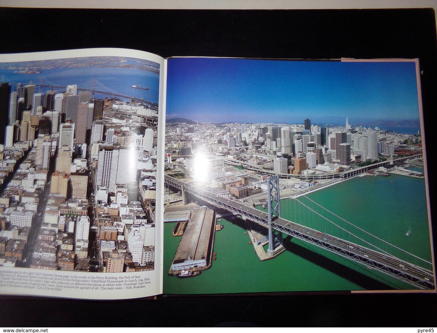 San Francisco From The Air Par Harris, 1986, 88 Pages ( Jaquette Abîmée ) - Photography