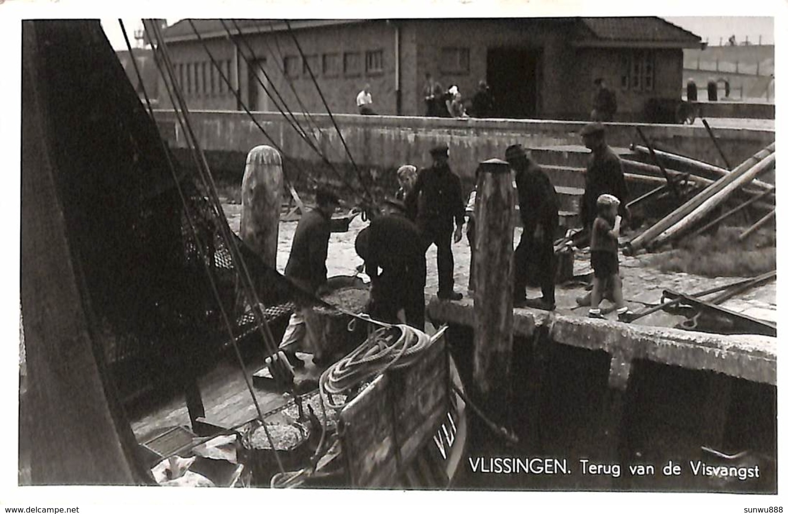 Vlissingen - Terug Van De Visvangst (animatie 1953) - Vlissingen