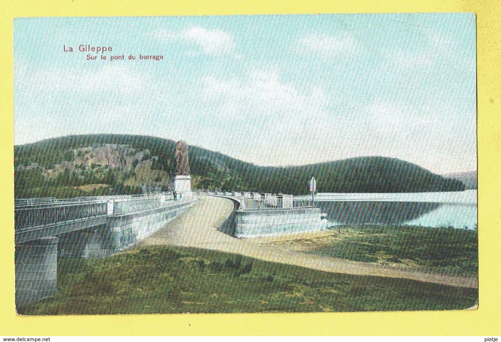 * Gileppe (Liège - Luik - La Wallonie) * (Dr. Trenkler Co, Gil 13) La Gileppe, Sur Le Pont Du Barrage, Stuwdam, Lion - Gileppe (Barrage)