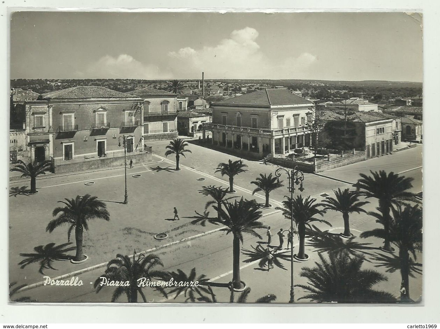 POZZALLO - PIAZZA RIMEMBRANZE  - VIAGGIATA  FG - Ragusa