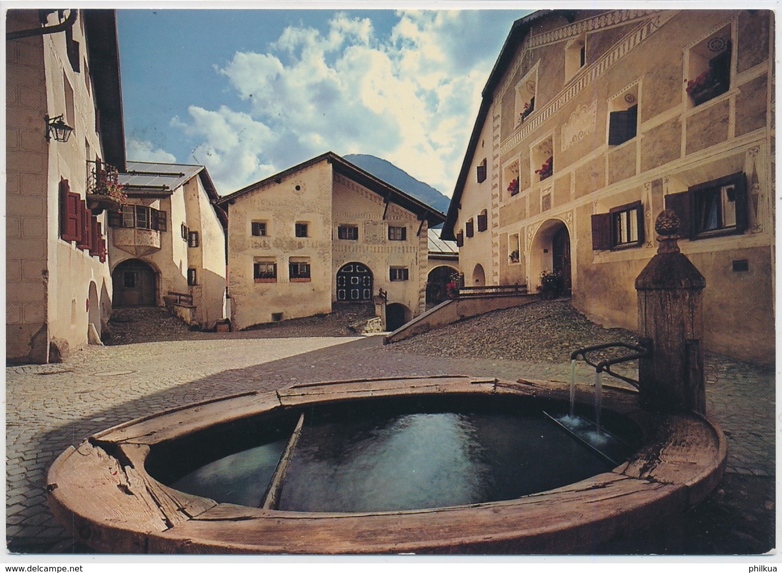 Dorfpartie In Guarda - Foto/Verlag C. Filli Celerina - Gelaufen Ab Guarda - Celerina/Schlarigna