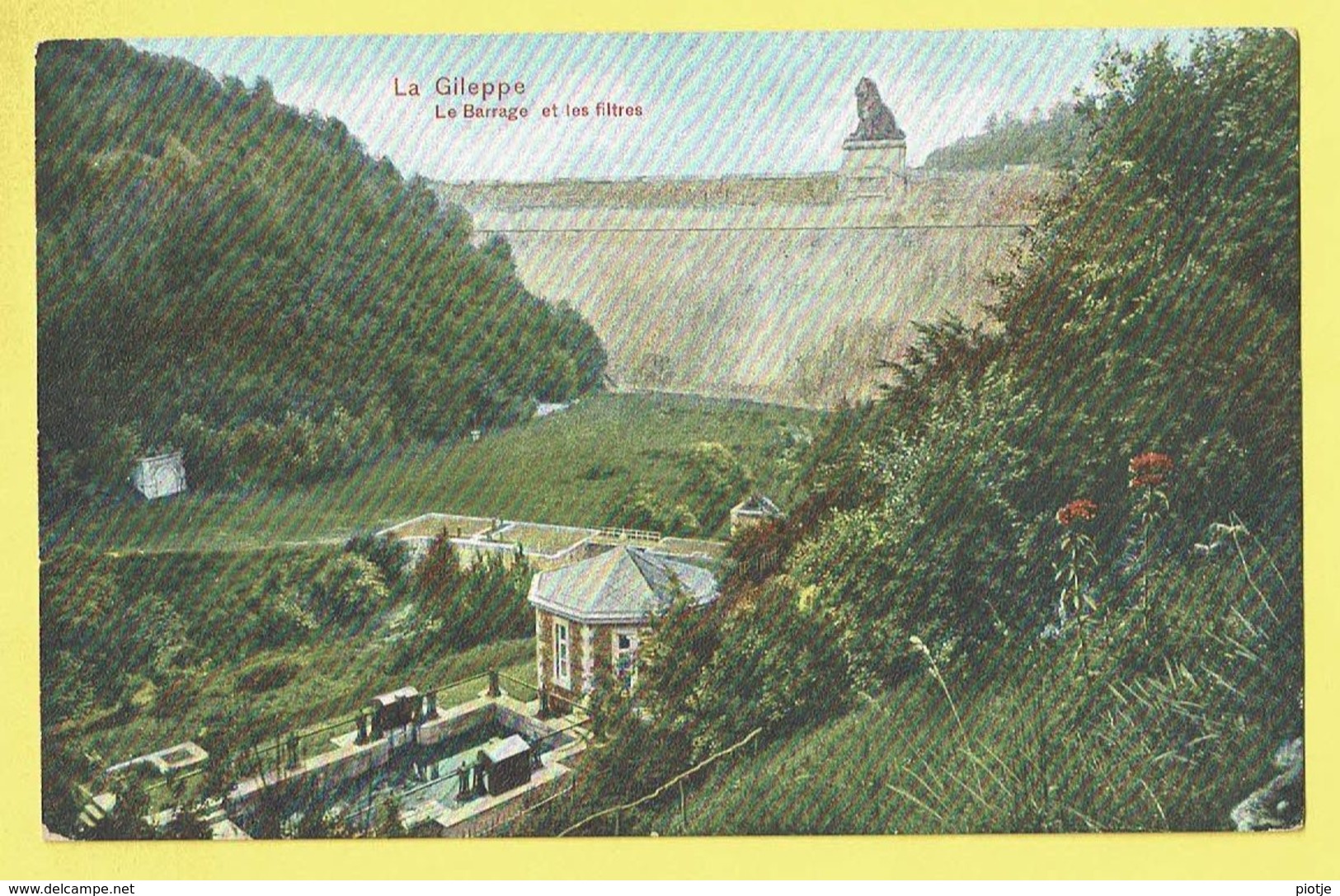 * Gileppe (Liège - Luik - La Wallonie) * (Dr. Trenkler Co, Gil 10) Le Barrage Et Les Filtres, Lion, Stuwdam, Unique, TOP - Gileppe (Barrage)