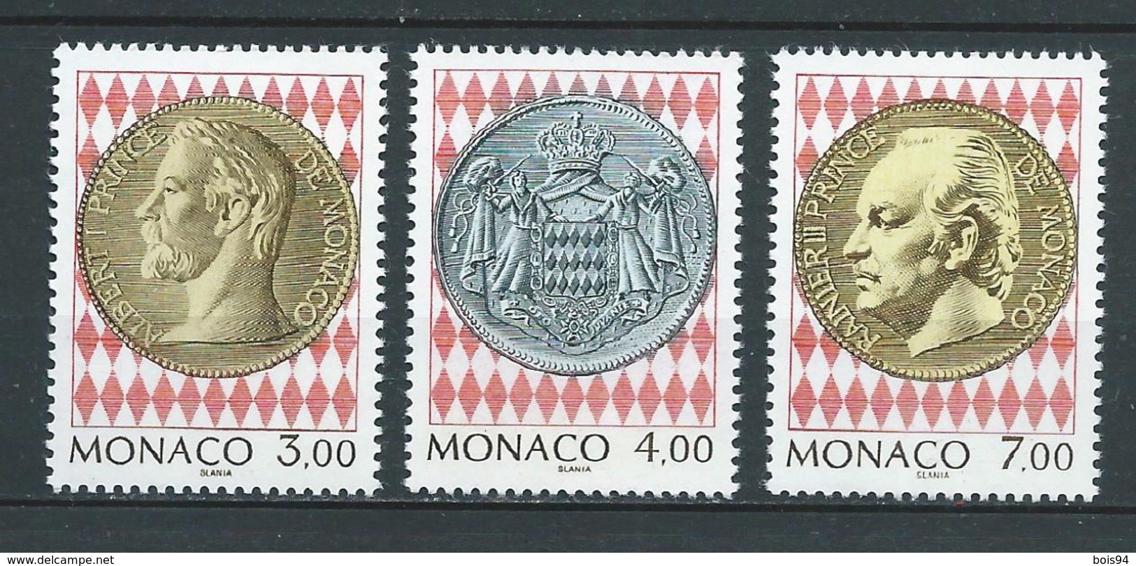 MONACO 1994 . N°s 1945 , 1946 Et 1947  . Neufs ** (MNH) - Neufs