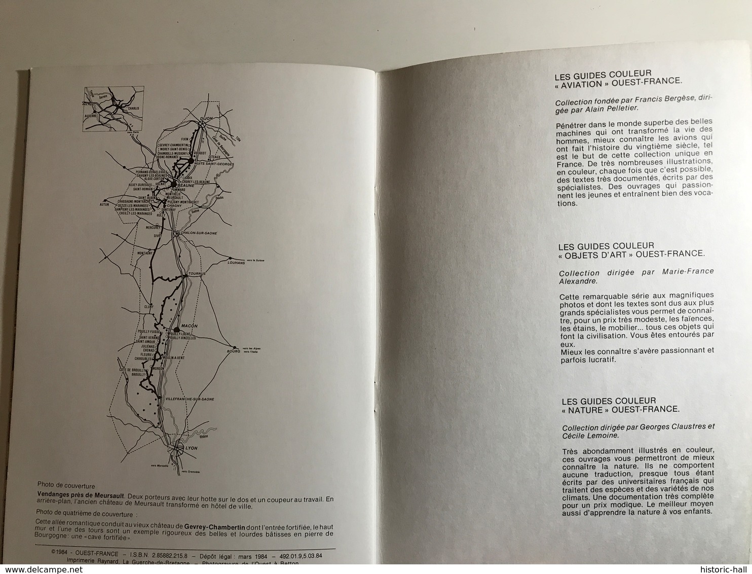 LA ROUTE DES VINS DE BOURGOGNE - 1984 Pierre Poupon - Côte D'Azur