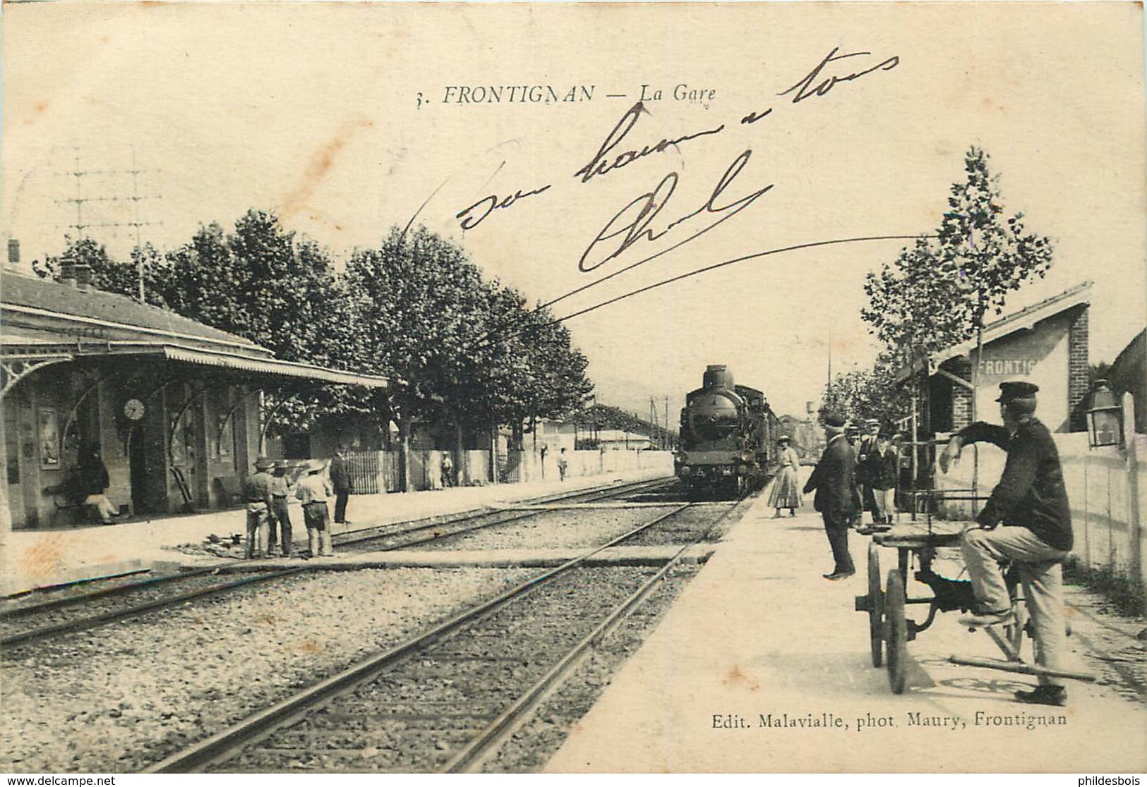 HERAULT  FRONTIGNAN  La Gare - Frontignan