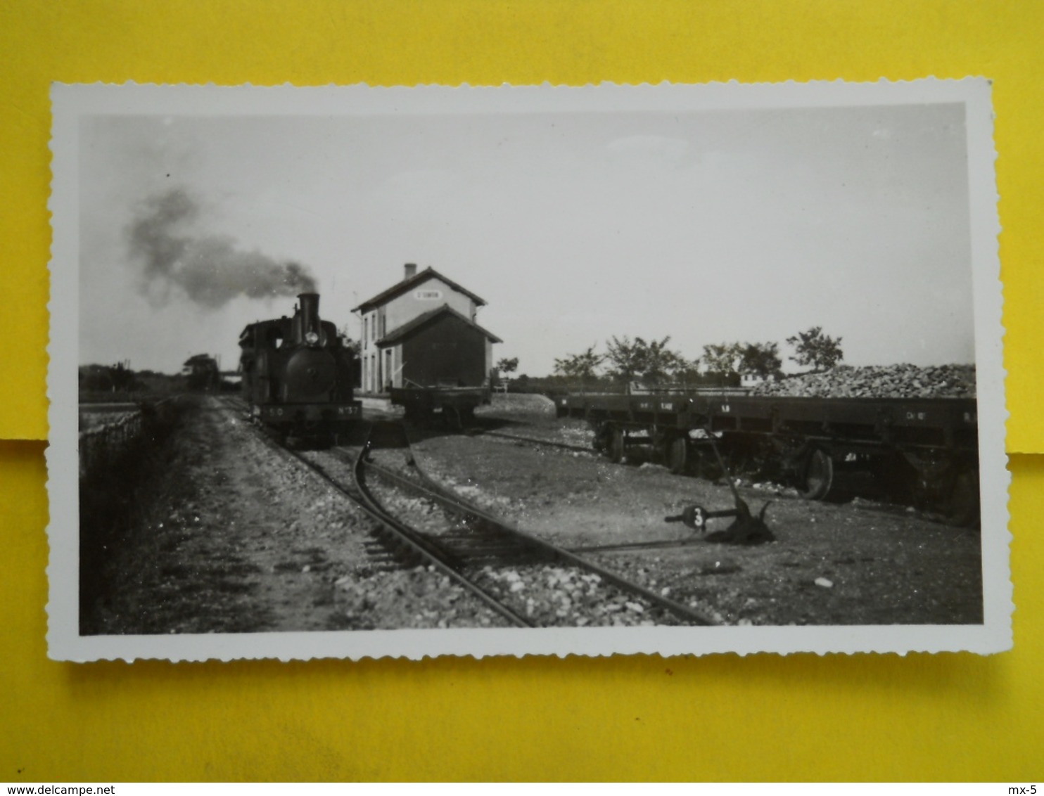 Photo Format Cpa , Gare De Saint-Simon - Lieux