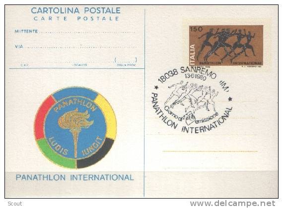 ITALIA - ITALIE - ITALY - 13/06/1980 - SANREMO - PANATHLON INTERNATIONAL - FDC - Altri & Non Classificati