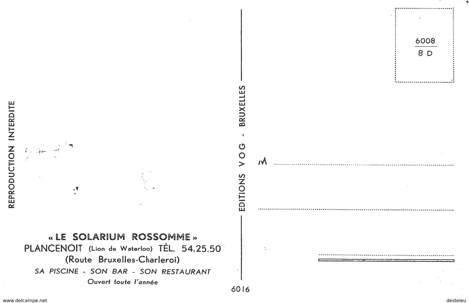 Le Solarium Rossomme - Plancenoit - Lasne