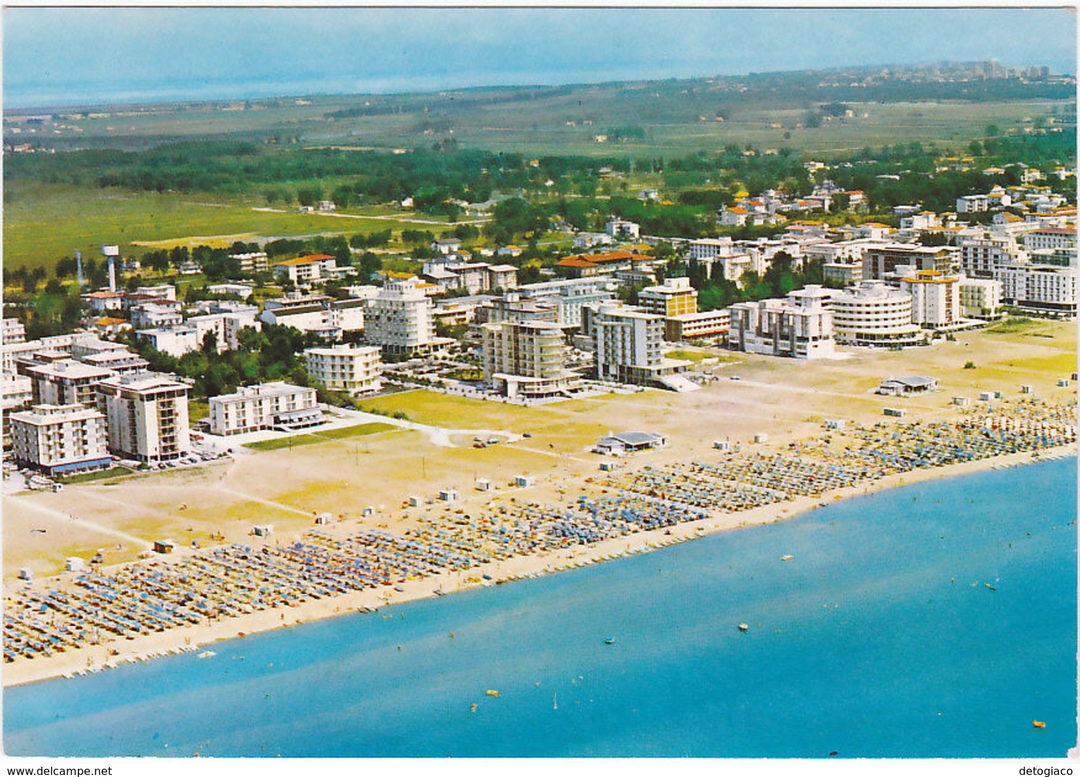 LIDO DI POMPOSA - FERRARA - VEDUTA AEREA - VIAGG. 1976 -58556- - Ferrara