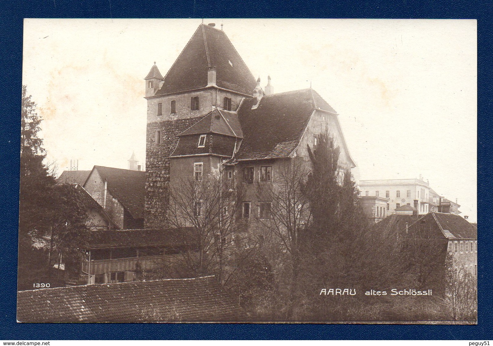 Suisse. Aarau/ Altes Schlössli. Franchise Poste De Campagne 22.  Comp. Art. à Pied LW.  Novembre 1917 - Dokumente