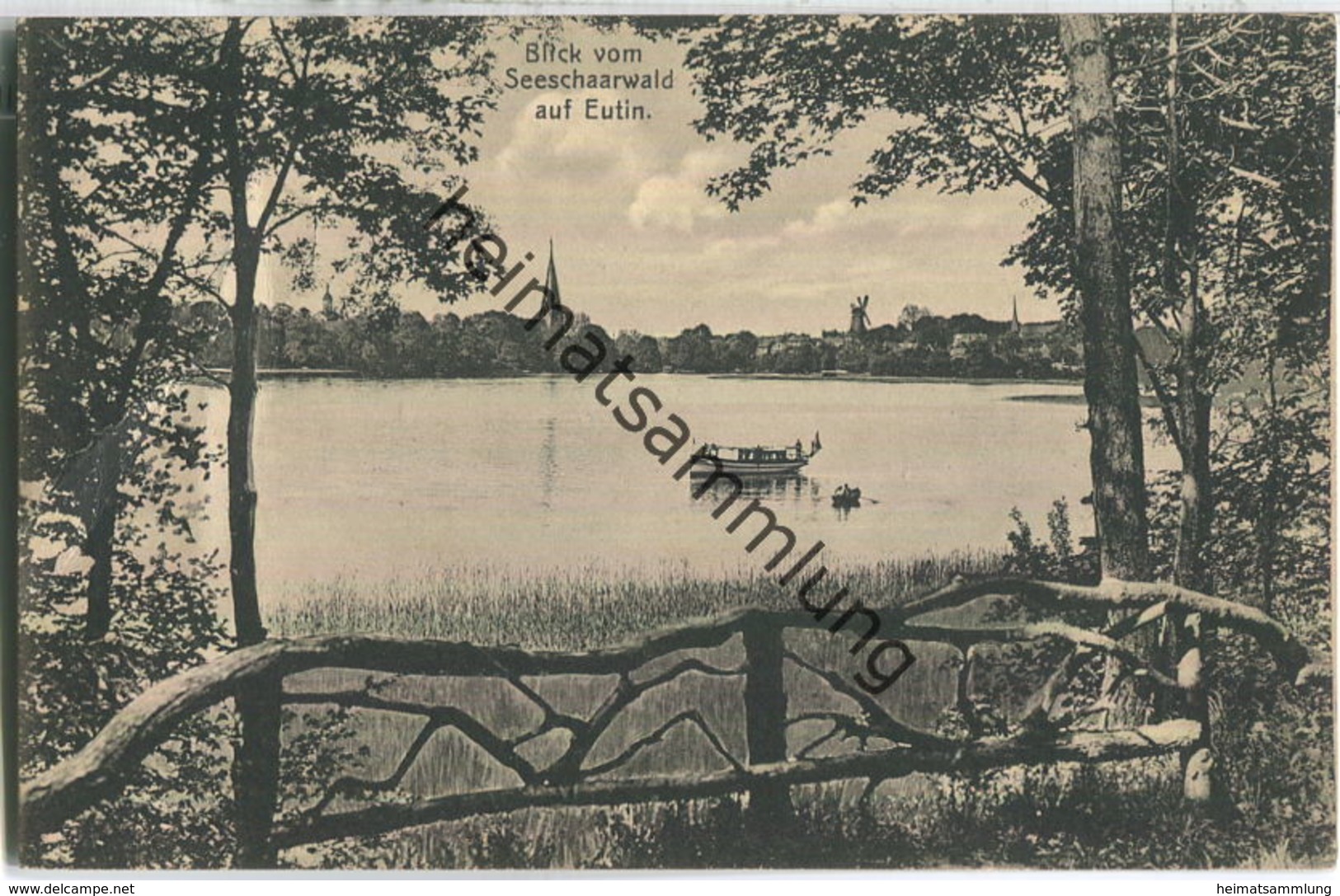 Eutin - Blick Vom Seeschaarwald - Station Und Restaurant Seeschar - Verlag Alb. Giesler Eutin - Eutin