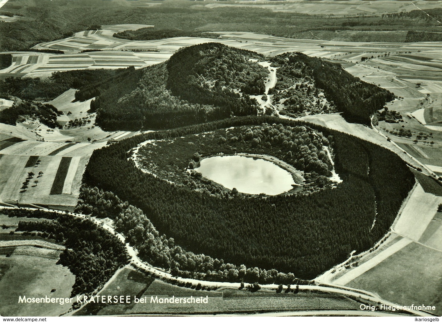 MANDERSCHEID 1964 " Der Windsborn - Mosenberger Kratersee " Frank.Bedarf > Duisburg - Manderscheid