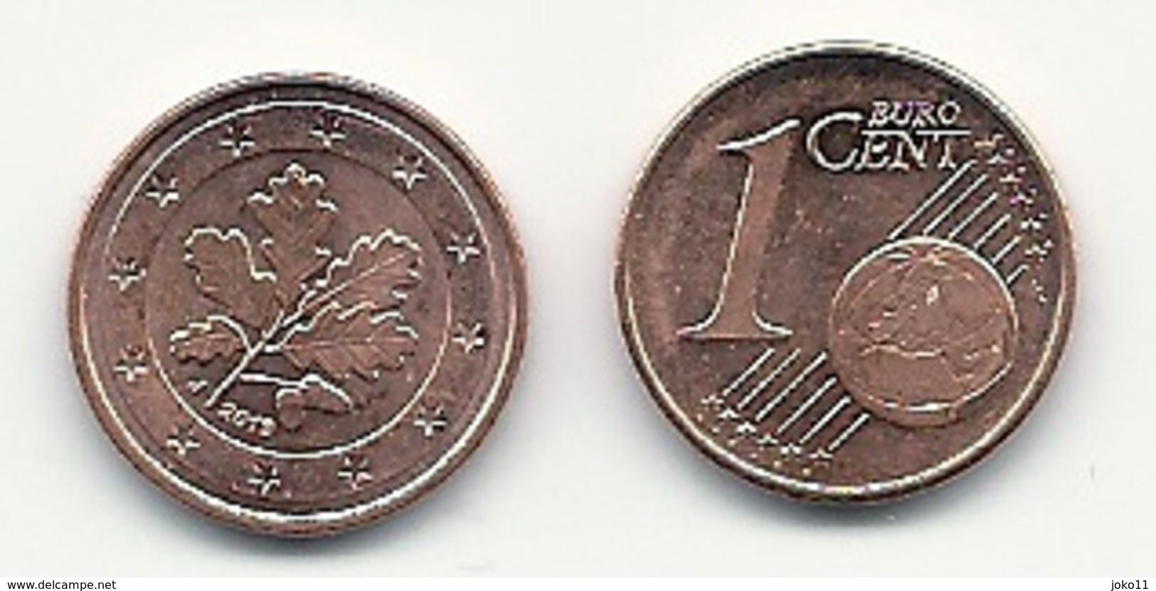 1 Cent, 2019,  Prägestätte (J),  Vz, Sehr Gut Erhaltene Umlaufmünzen - Germania