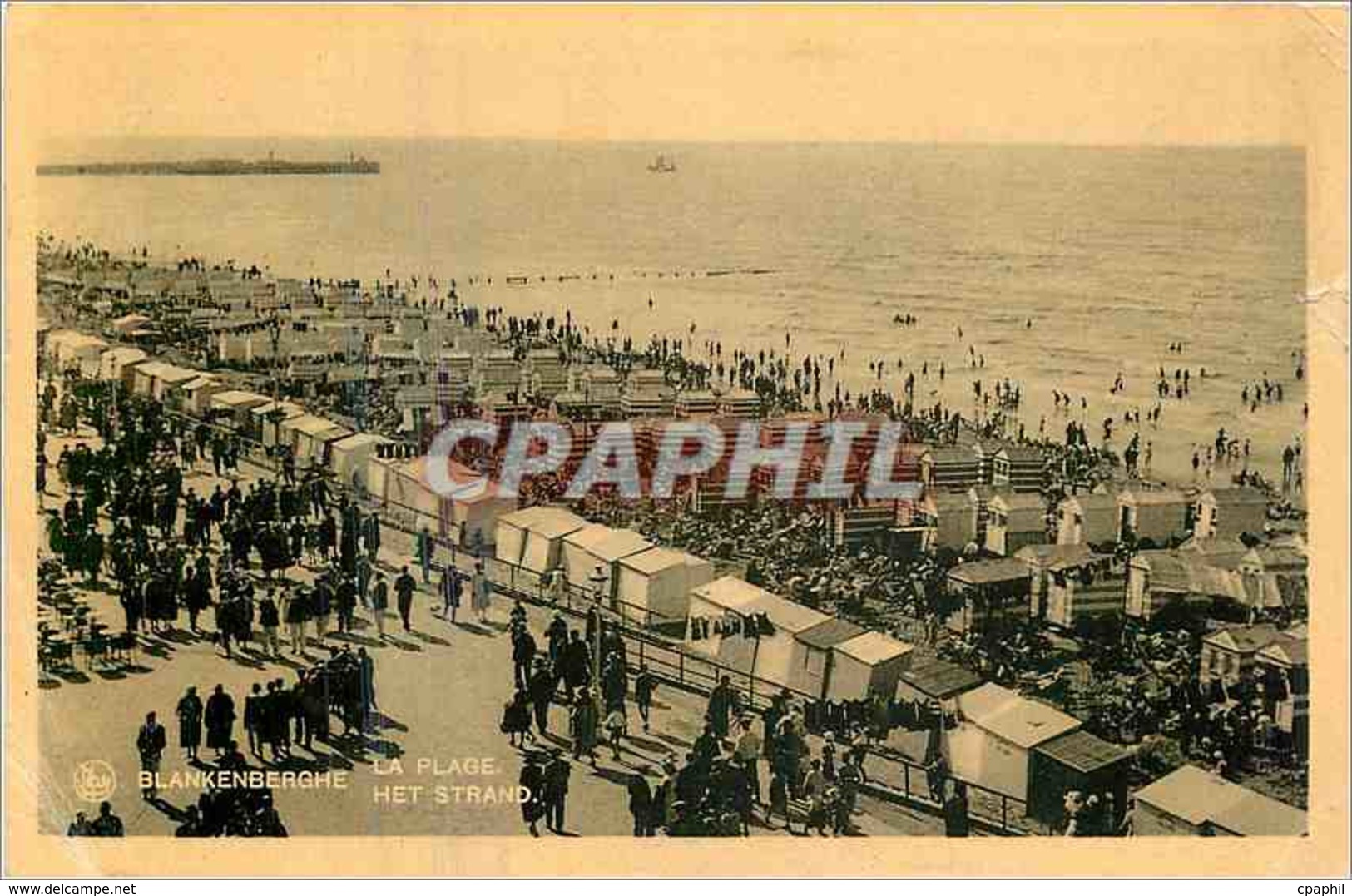 CPA Blankenberghe La Plage - Blankenberge