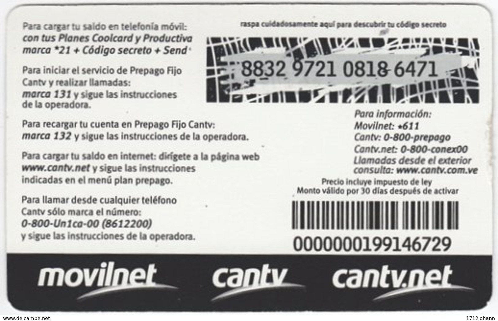 VENEZUELA A-948 Prepaid Un1ca - People, Streetlife - Used - Venezuela