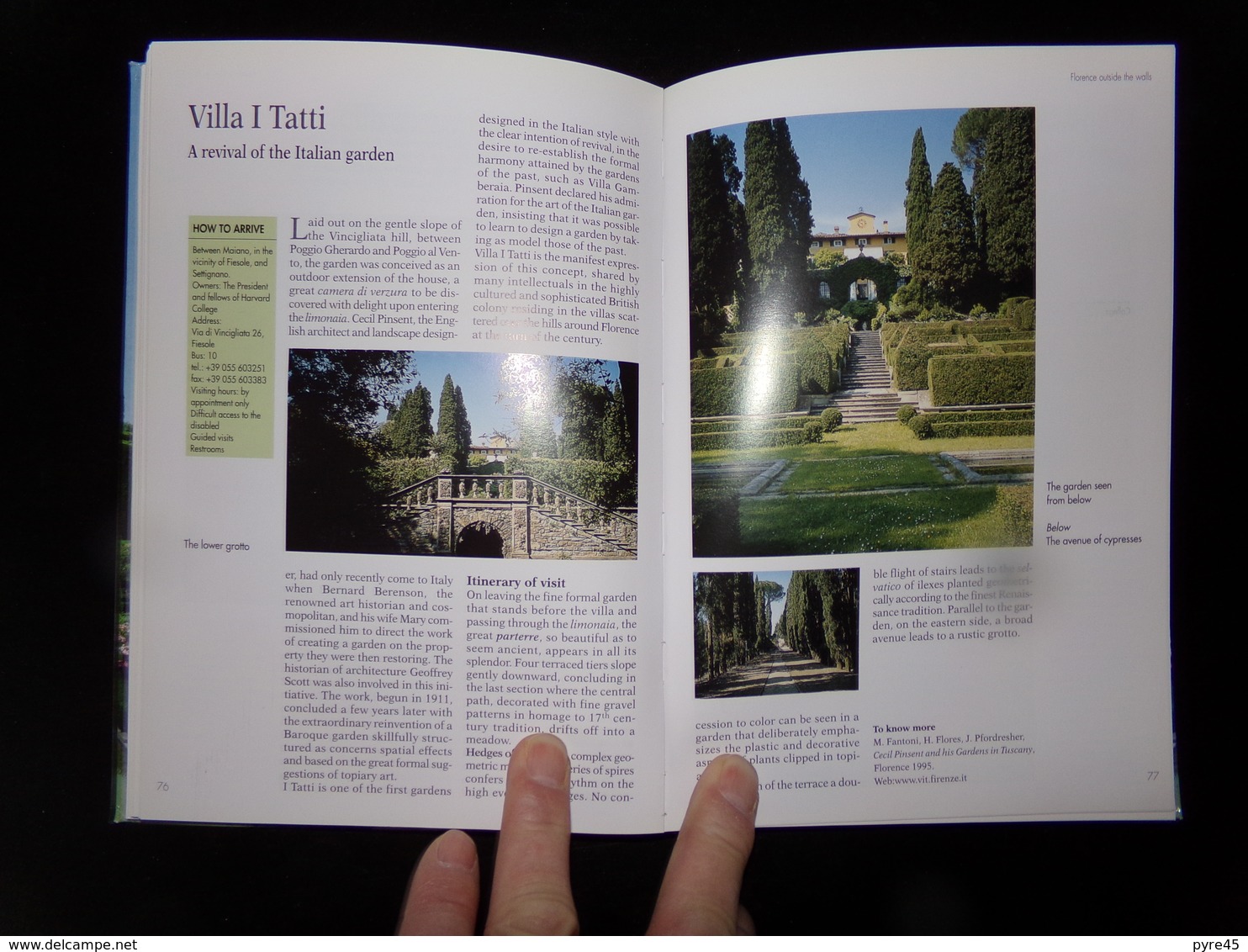 Gardens Of Florence And Tuscany A Complete Guide Par Pozzana, 2001, 189 Pages - Autres & Non Classés