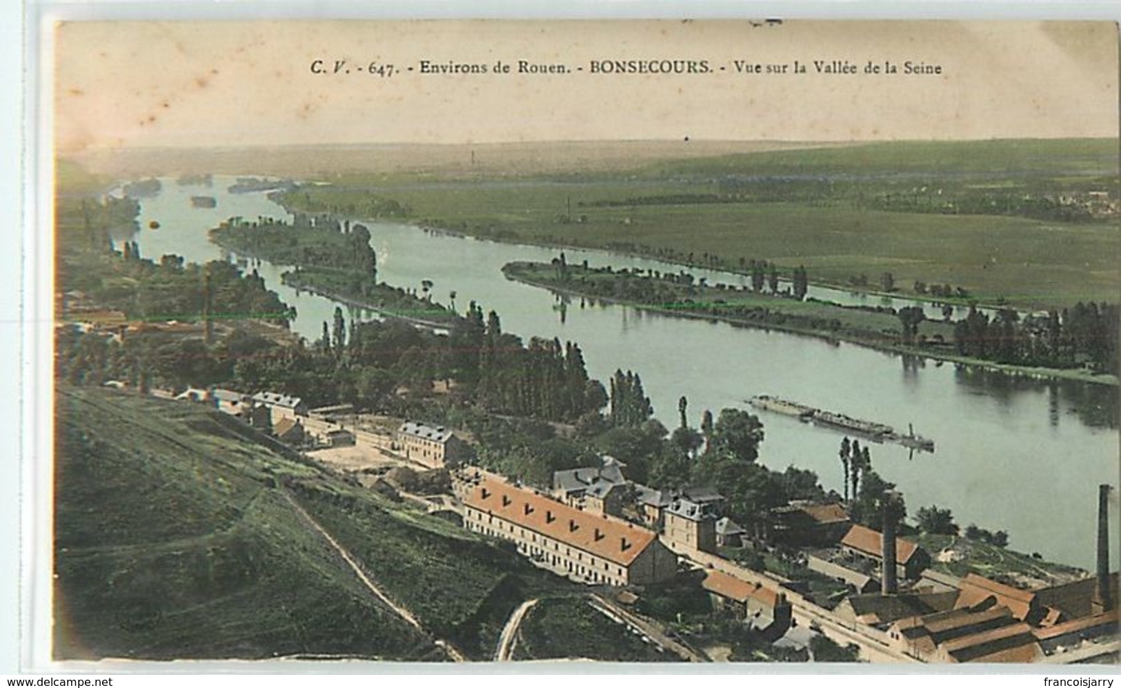 16148 - BONSECOURS - VUE SUR LA VALLEE DE LA SEINE - Bonsecours