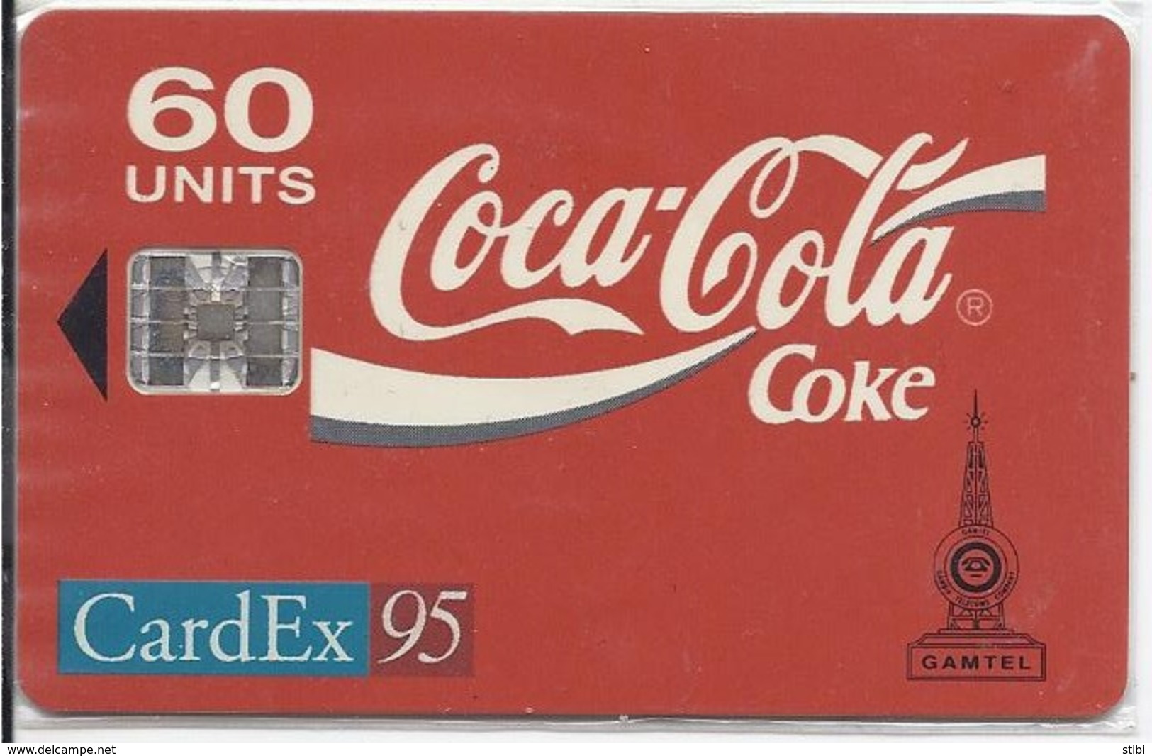 GAMBIA - COCA COLA - CARDEX '95 - 2.000EX - Gambie