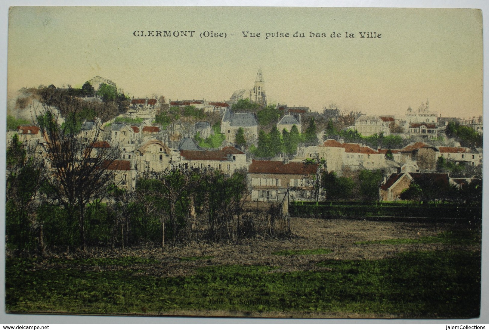 CLERMONT Vue Prise Du Bas De La Ville - Clermont