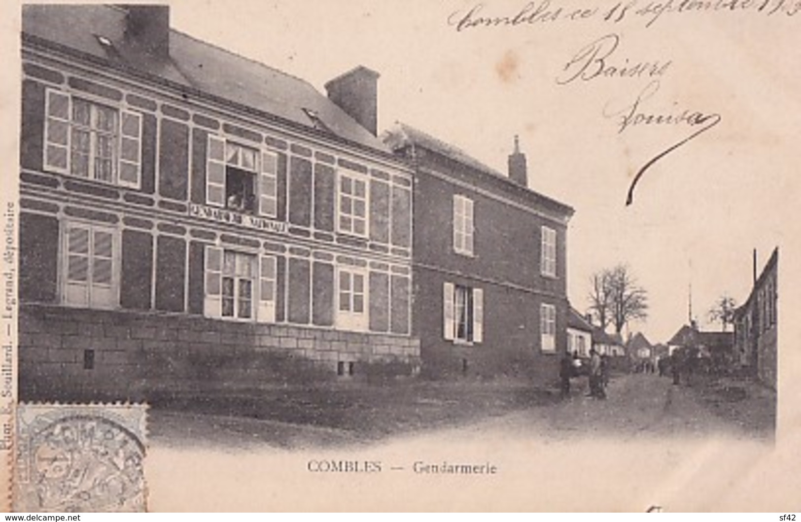 COMBLES       LA GENDARMERIE     PRECURSEUR - Combles