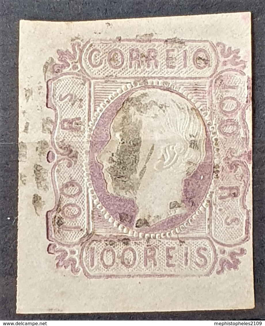 PORTUGAL 1862/64 - Canceled - Sc# 16 - 100r - Usado