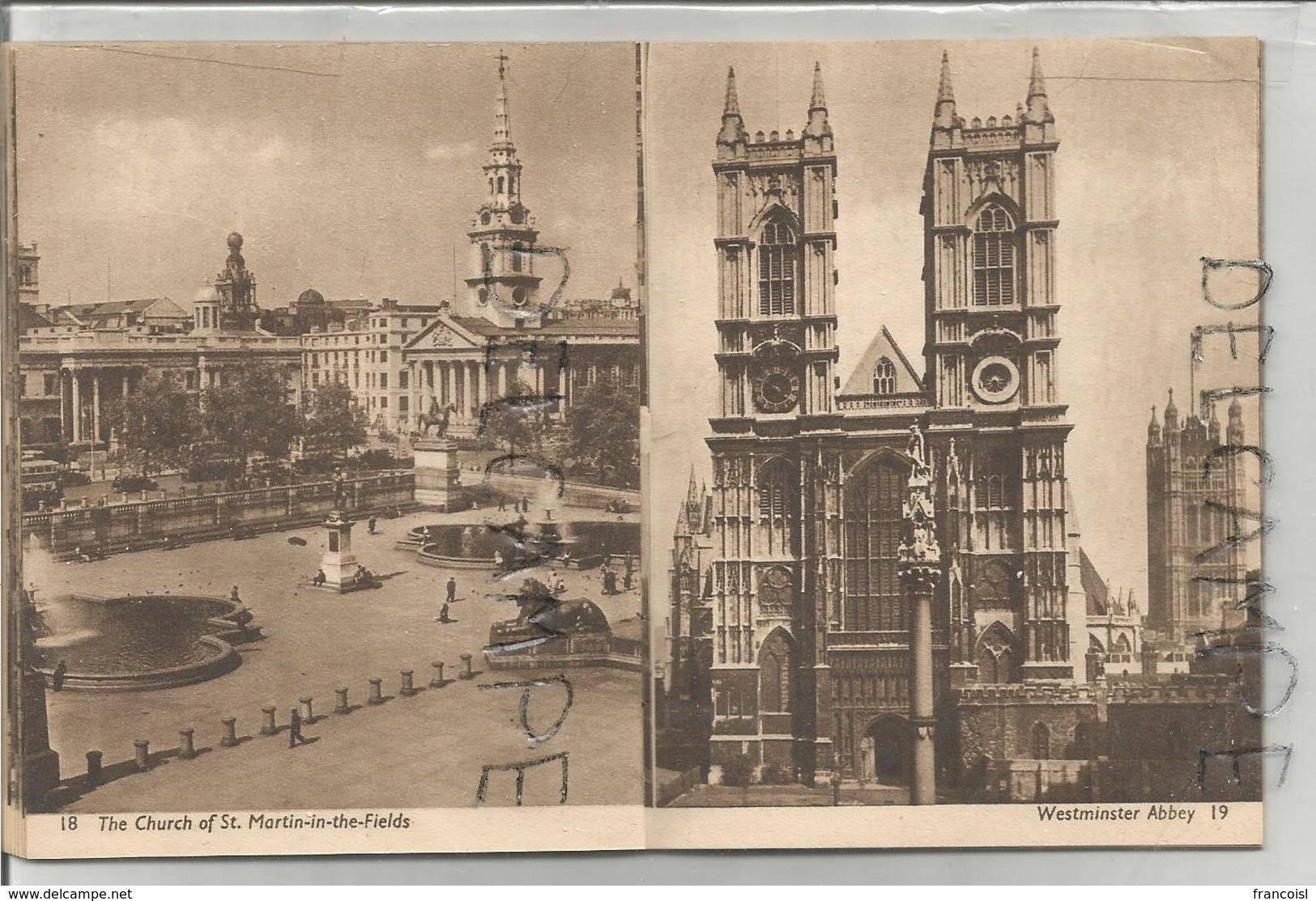 London City. A Photochrom Midget View Book. Livret De Photographies De Londres. - Europa