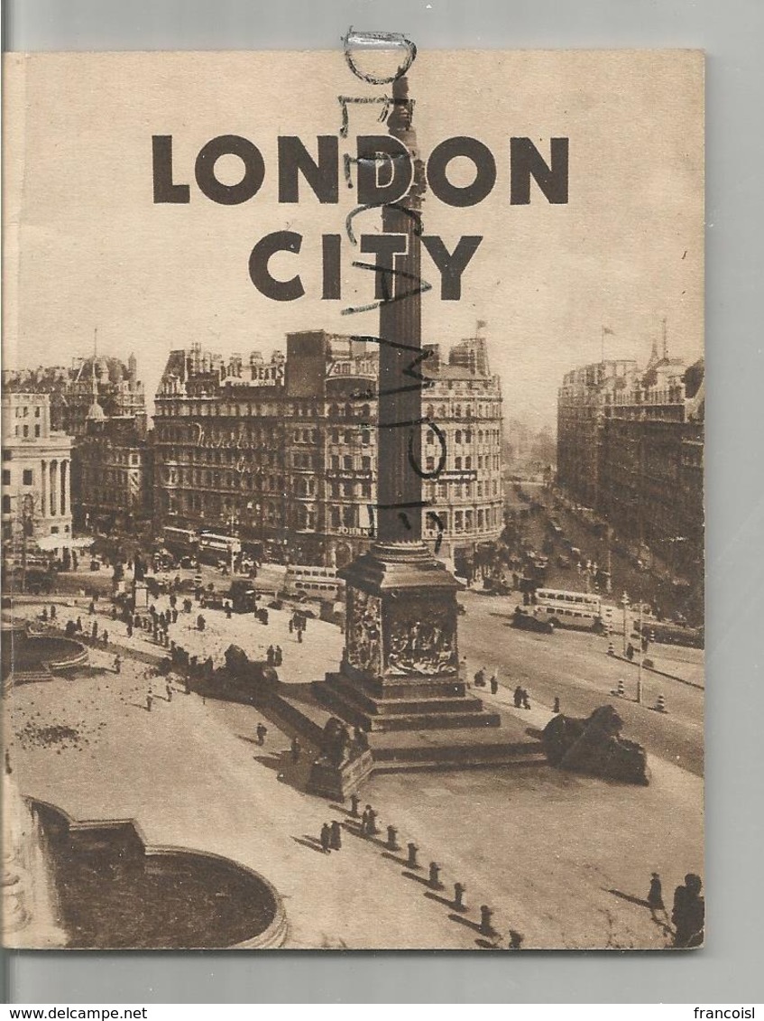 London City. A Photochrom Midget View Book. Livret De Photographies De Londres. - Europe