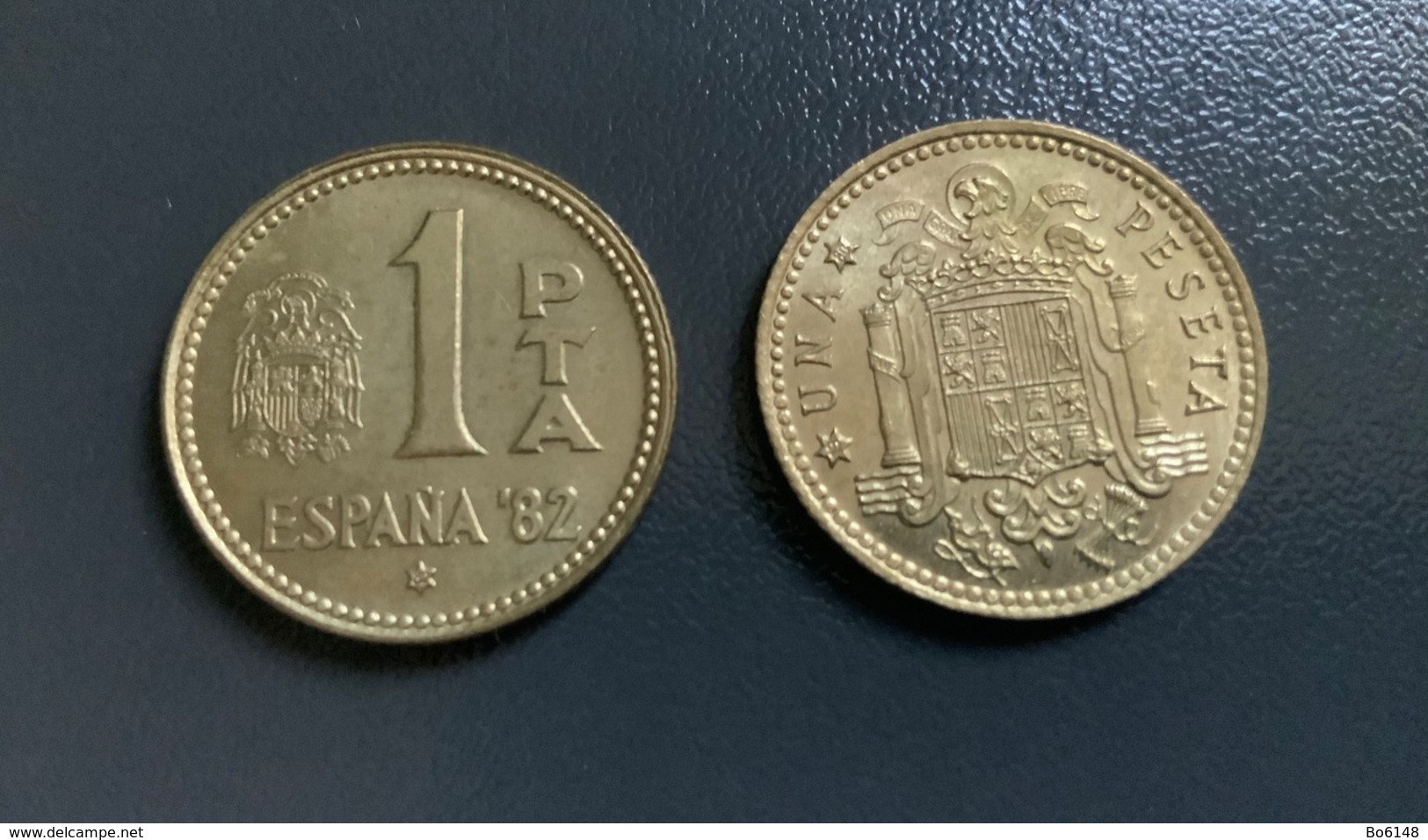 SPAGNA - ESPANA - 1975 E 1980  - 2 Monete 1 PESETA , Mondiali Calcio - 1 Peseta