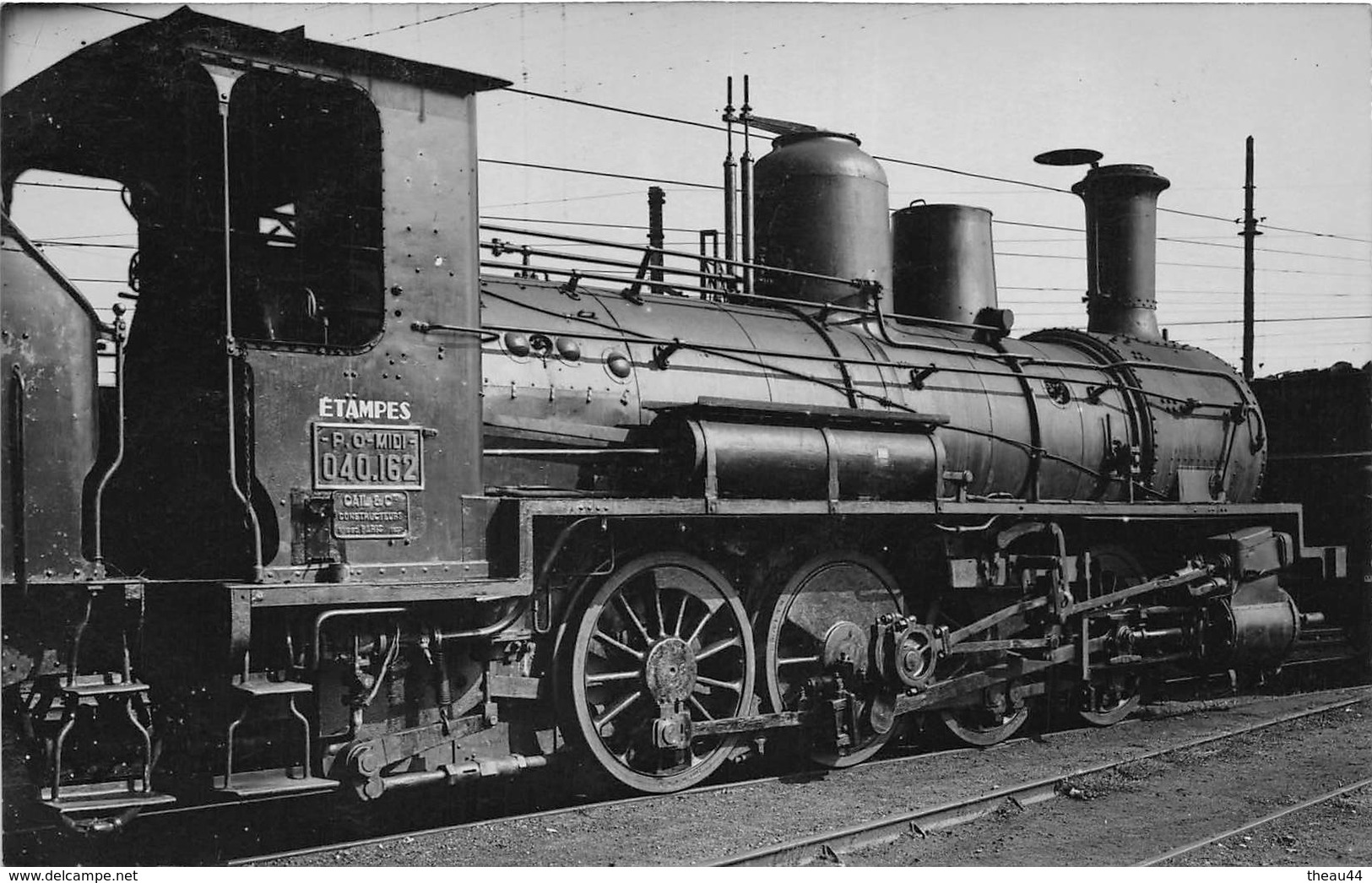 ¤¤   -   Carte-Photo D'une Locomotive " ETAMPES " N° 040.162   -  Chemin De Fer , Train    -  ¤¤ - Materiale