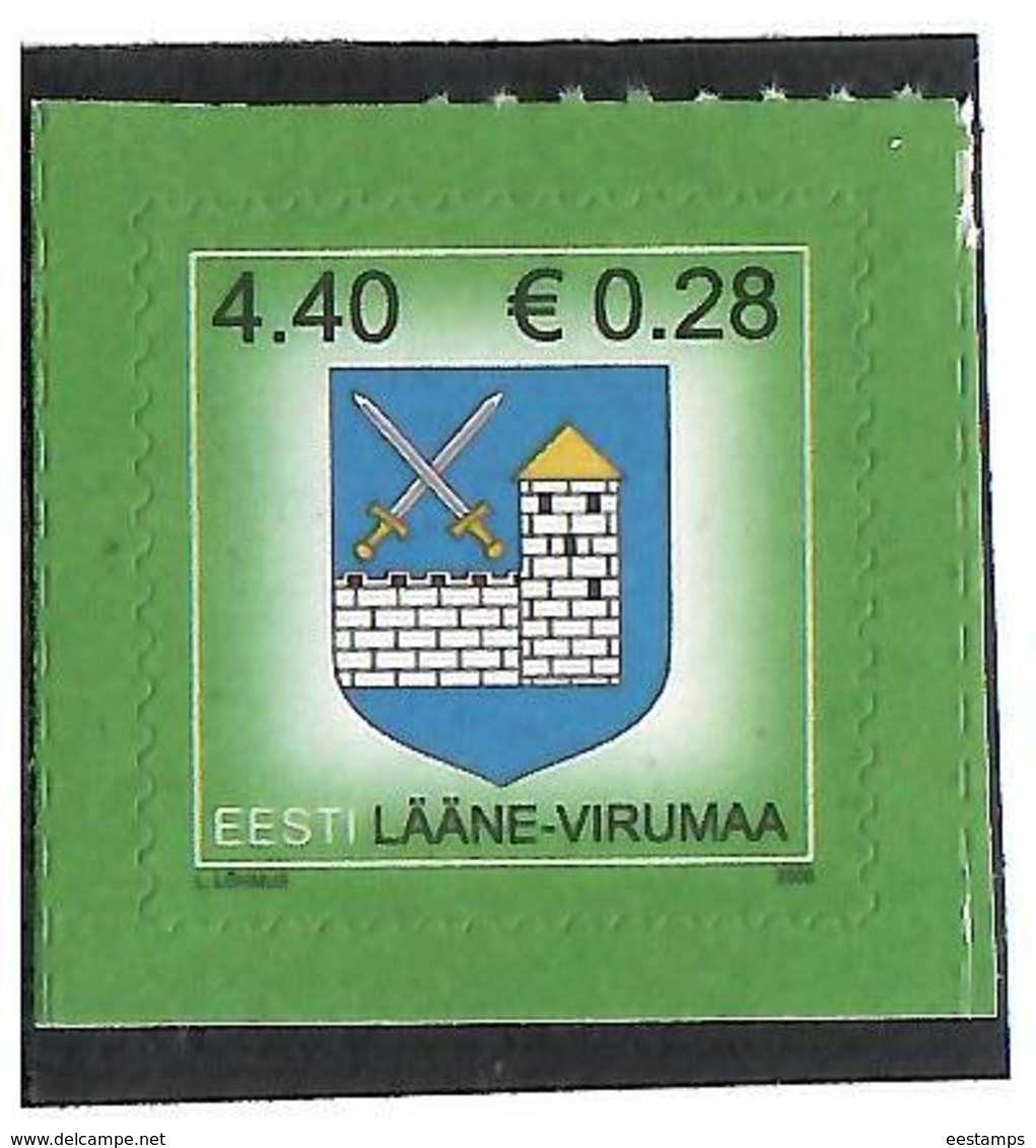 Estonia 2006 . COA Of Laane-Viru. 1v: 4.40.   Michel # 541 - Estonia