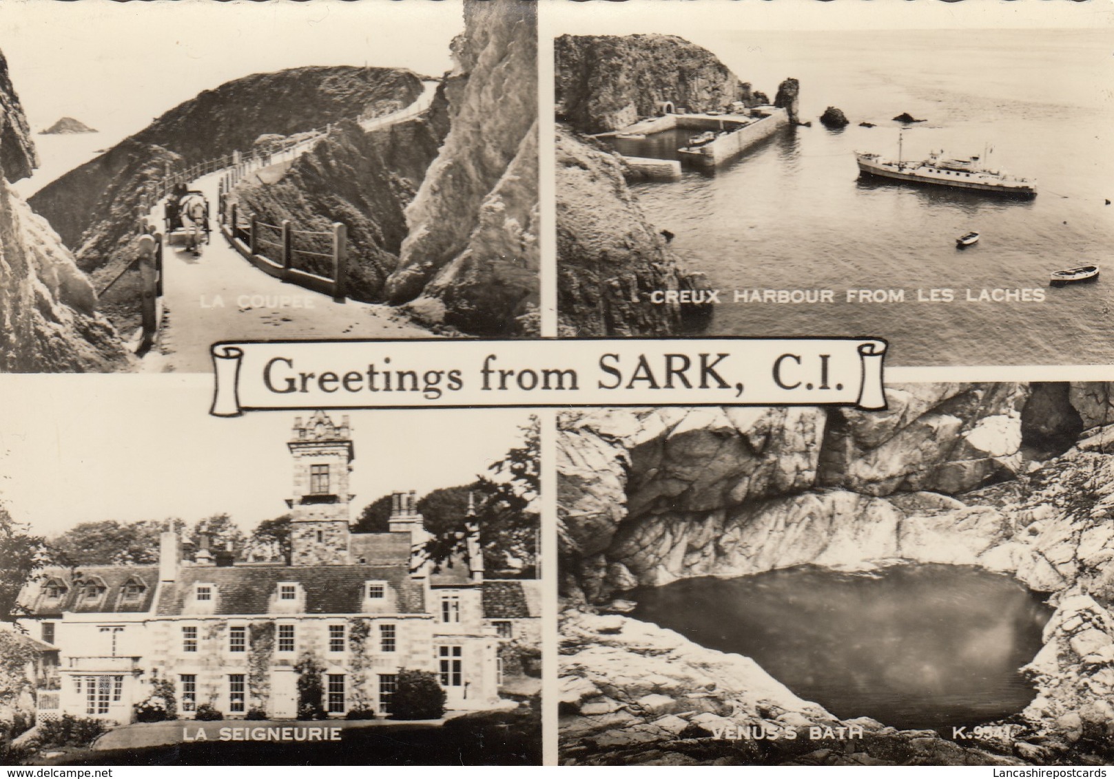 Postcard Greetings From Sark Multiview My Ref  B24164 - Sark