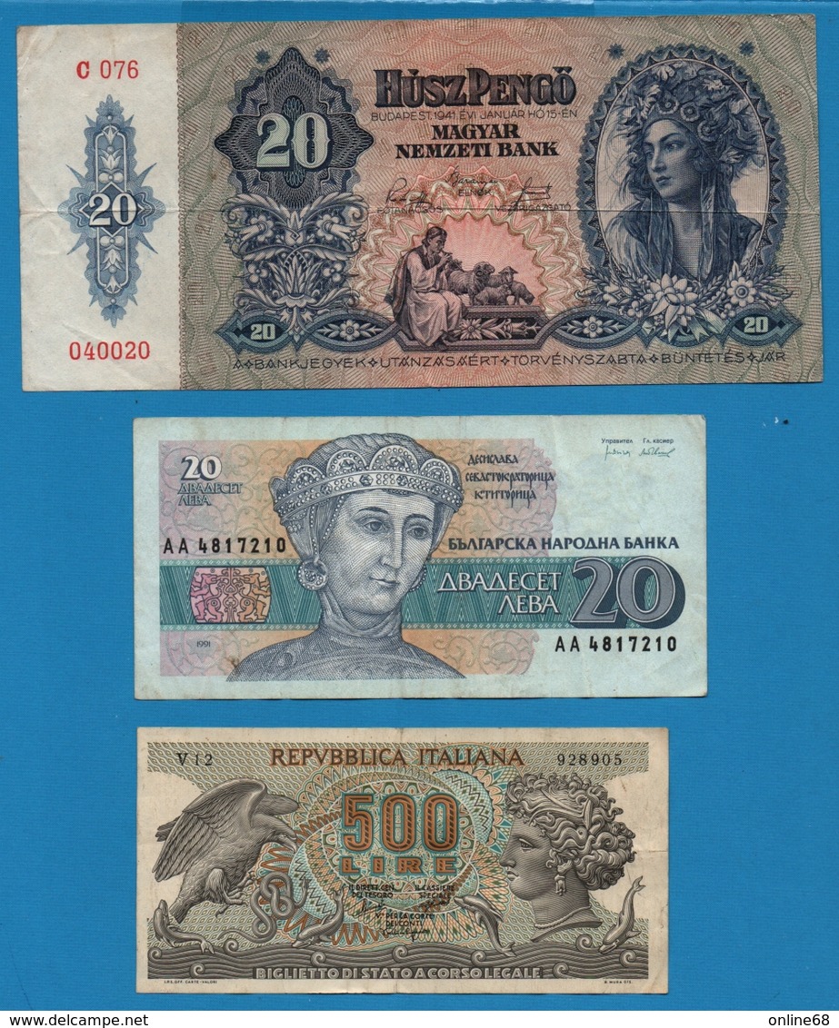 LOT 3 X BILLETS BANKNOTES - Lots & Kiloware - Banknotes