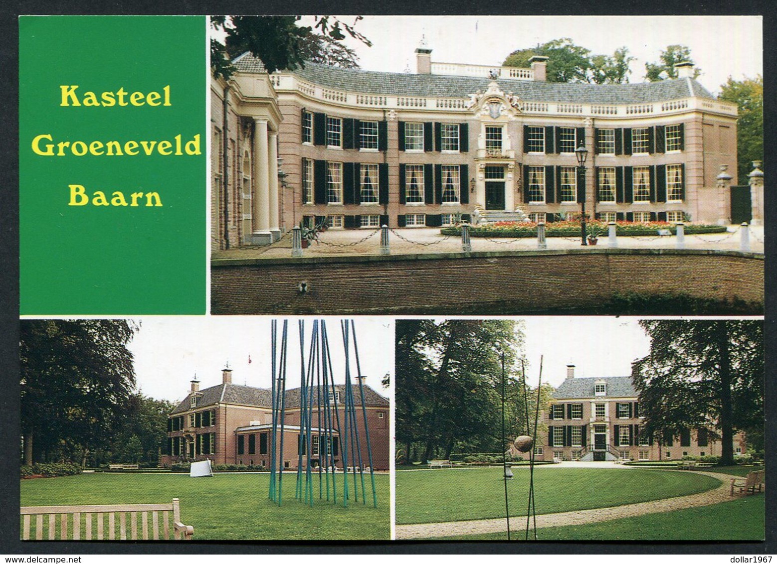 Kasteel Groeneveld ,Groeneveld 2, 3744 ML Baarn -  NOT  Used  - See The 2 Scans For Condition( Originaal) - Baarn