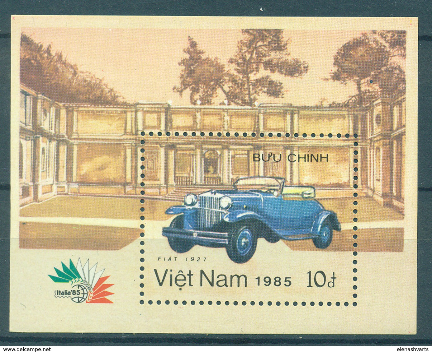 Vietnam 1985 Classic Cars  (MNH)  - Cars - Blocks & Kleinbögen