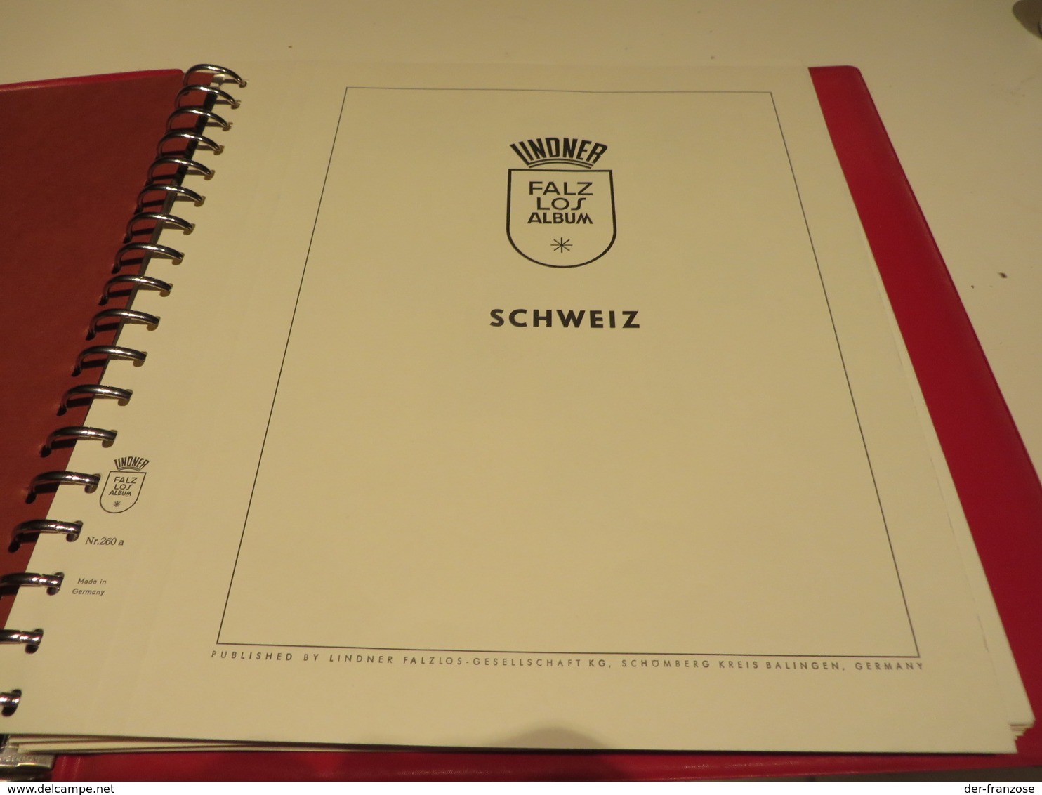 SCHWEIZ  1968 Bis 1975. Posten  O /     MARKEN  Auf  LINDNER  - VORDRUGKTEXT  Im  RINGBINDER - Sammlungen (im Alben)