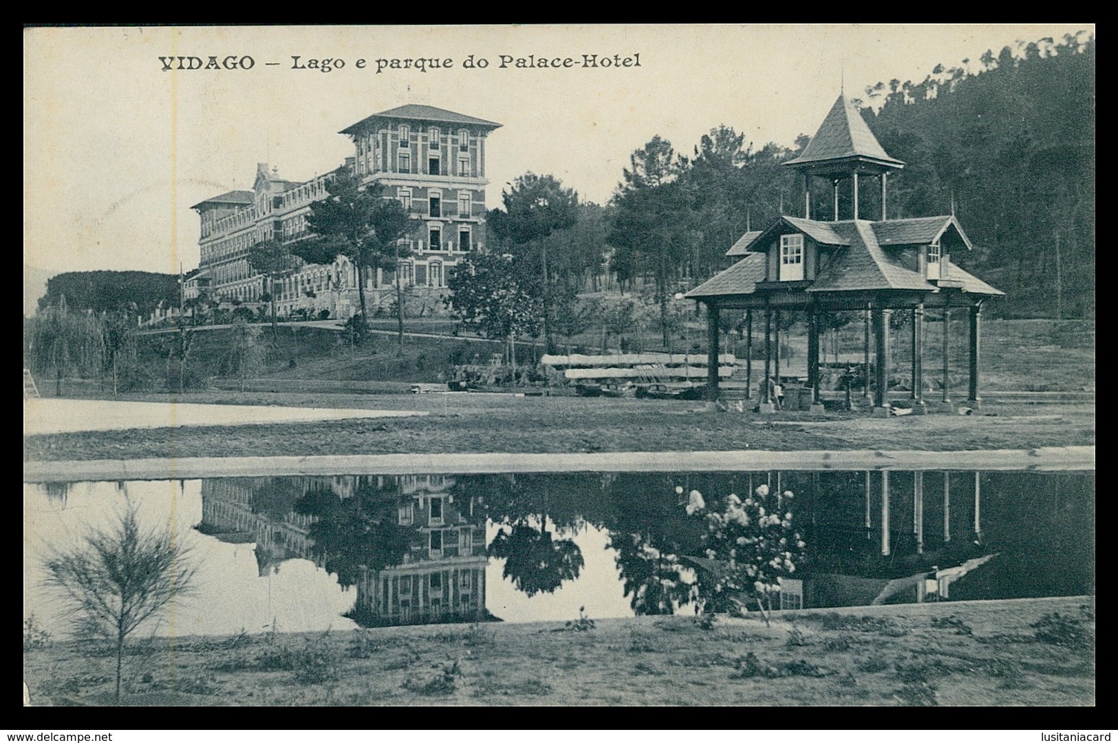 CHAVES - VIDAGO - HOTEIS E RESTAURANTES - Lago E Parque Do Palace Hotel.( Ed. Germano A. Costa)  Carte Postale - Vila Real