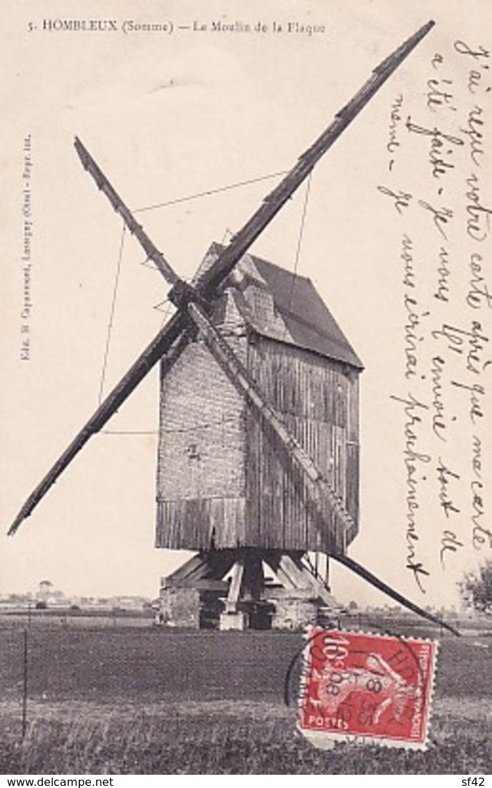 HOMBLEUX           LE MOULIN DE LA FLAQUE - Windmühlen