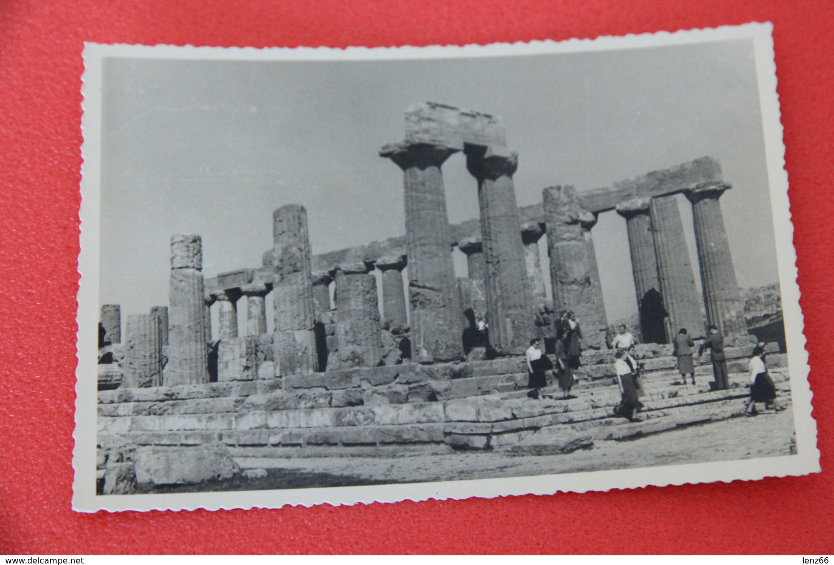 Agrigento Girgenti Il Tempio Di Giunone Rppc+++++++ Animata NV - Agrigento