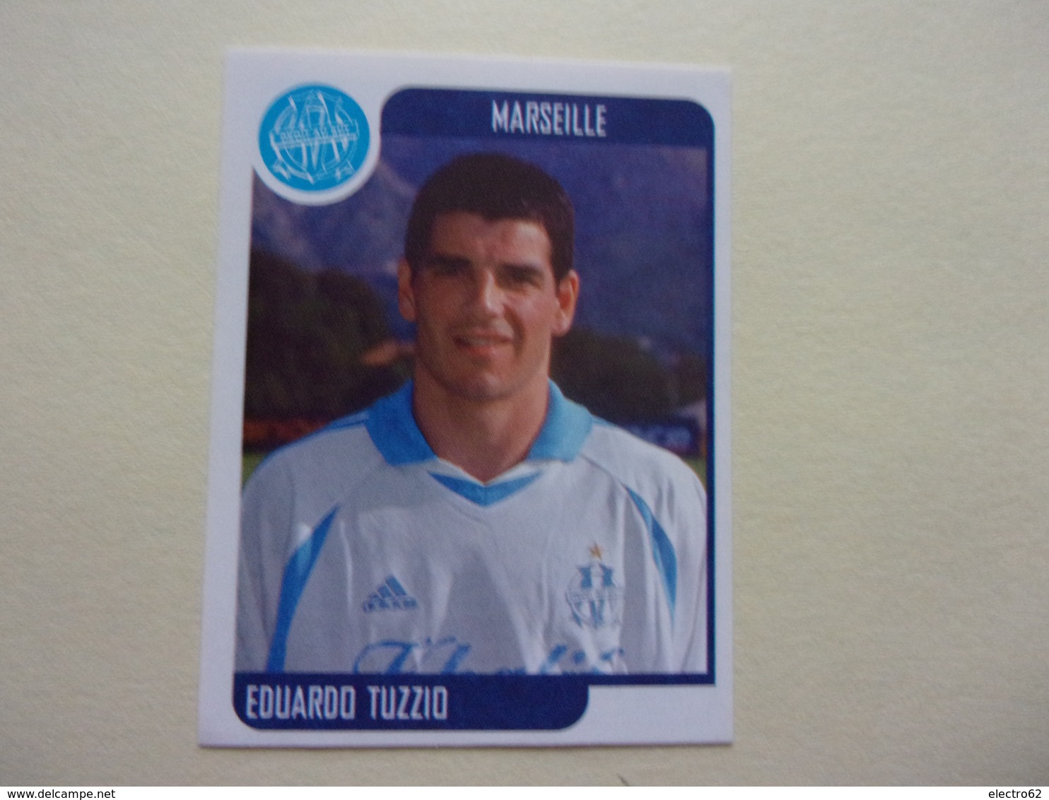 PANINI Foot 2002 N°183 Olympique De Marseille Eduardo Tuzzio OM - Französische Ausgabe