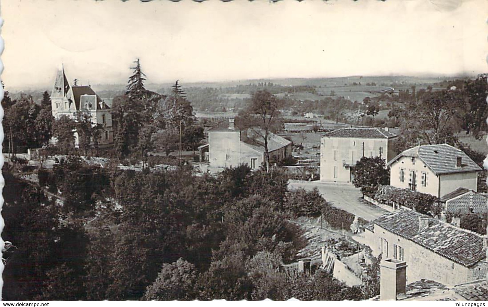 47 LOT Et GARONNE Vue Sur Le Chateau De LAROQUE Cpsm - Laroque Timbault